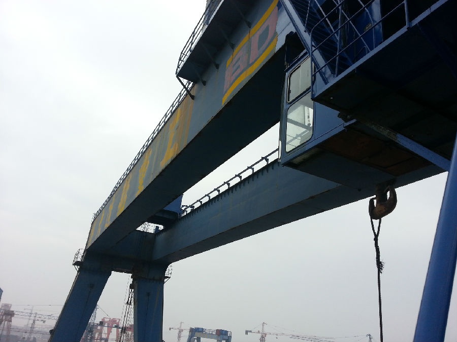 宁波某造船厂大型门机安全监控管理系统安装实施三