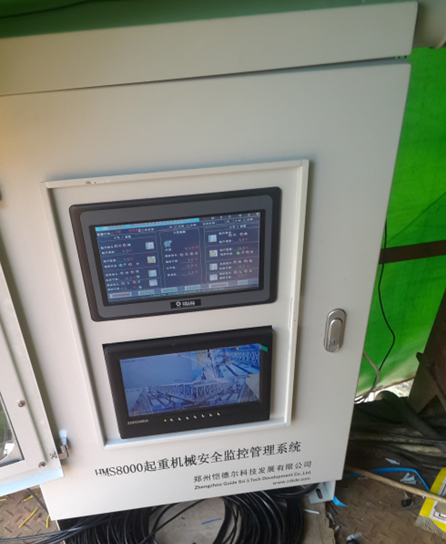 江西吉安大成路桥安装架桥机安全监控系统